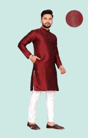 Jacquard Straight Kurta